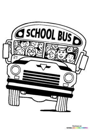 School Bus Full of Children