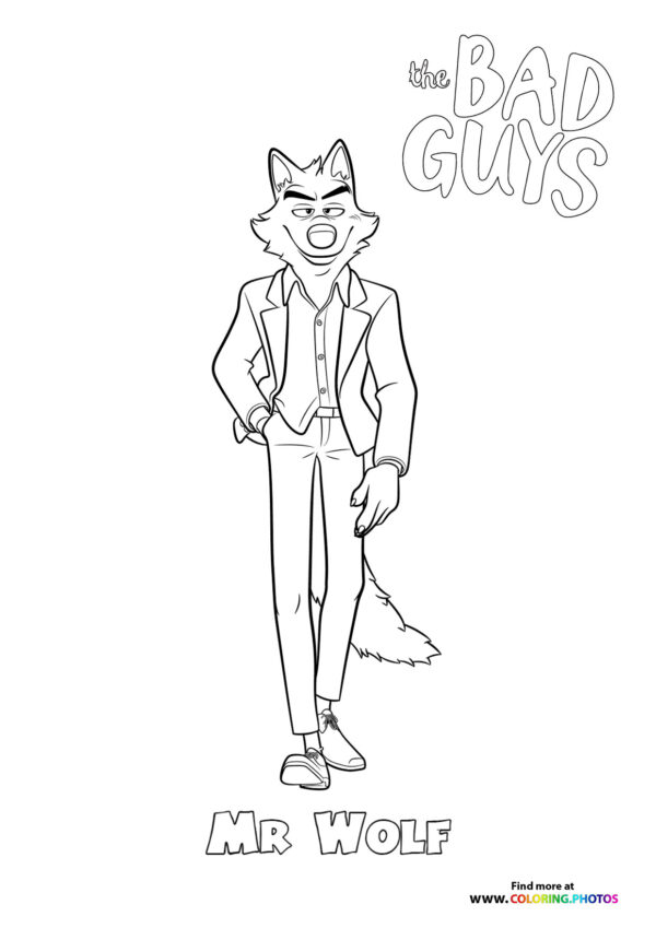 Mr Wolf in a Sharp Suit