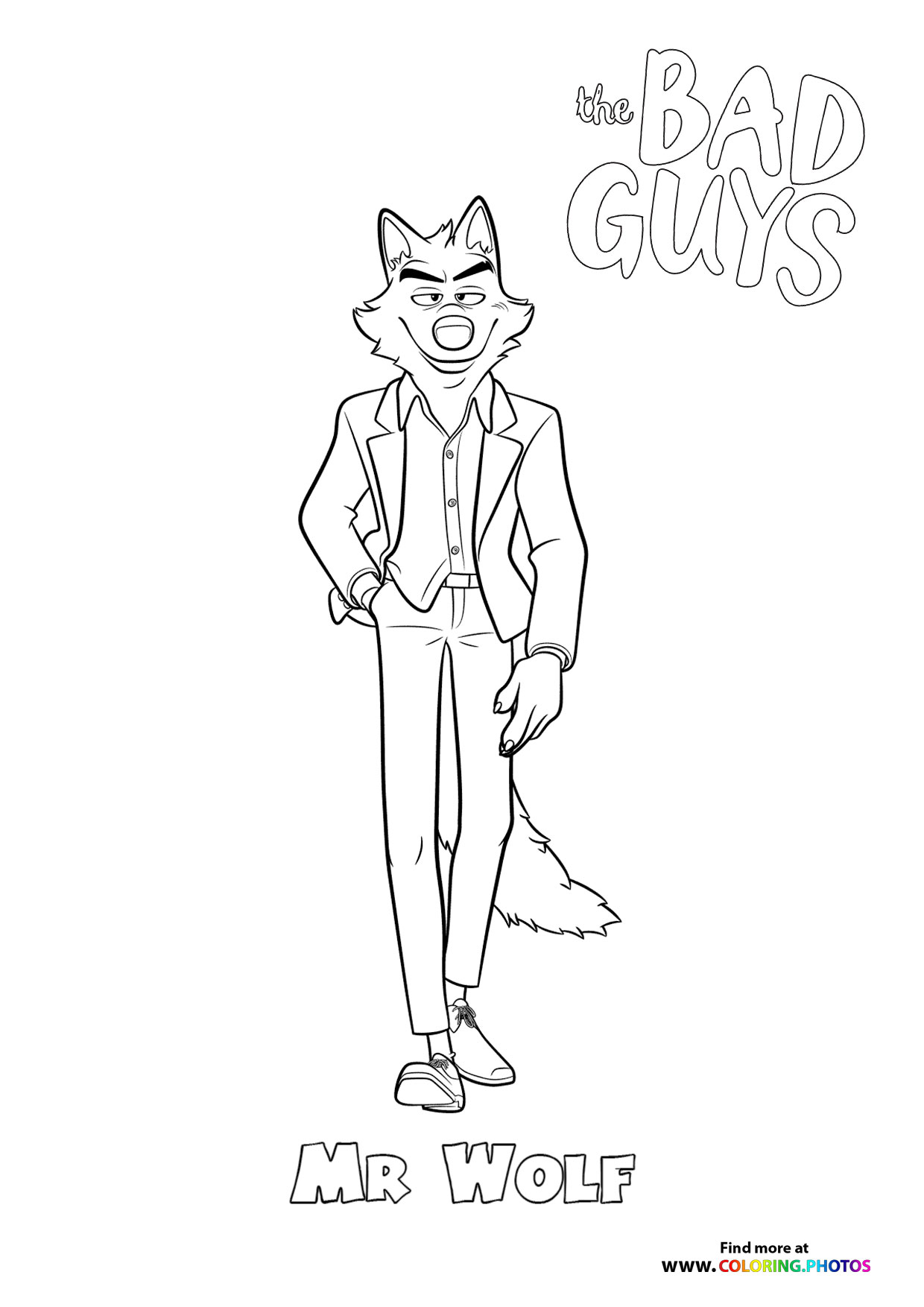Mr Wolf in a Sharp Suit