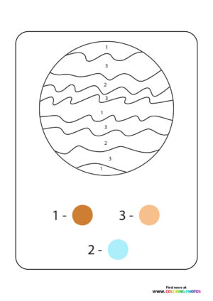 Ball color by numbers