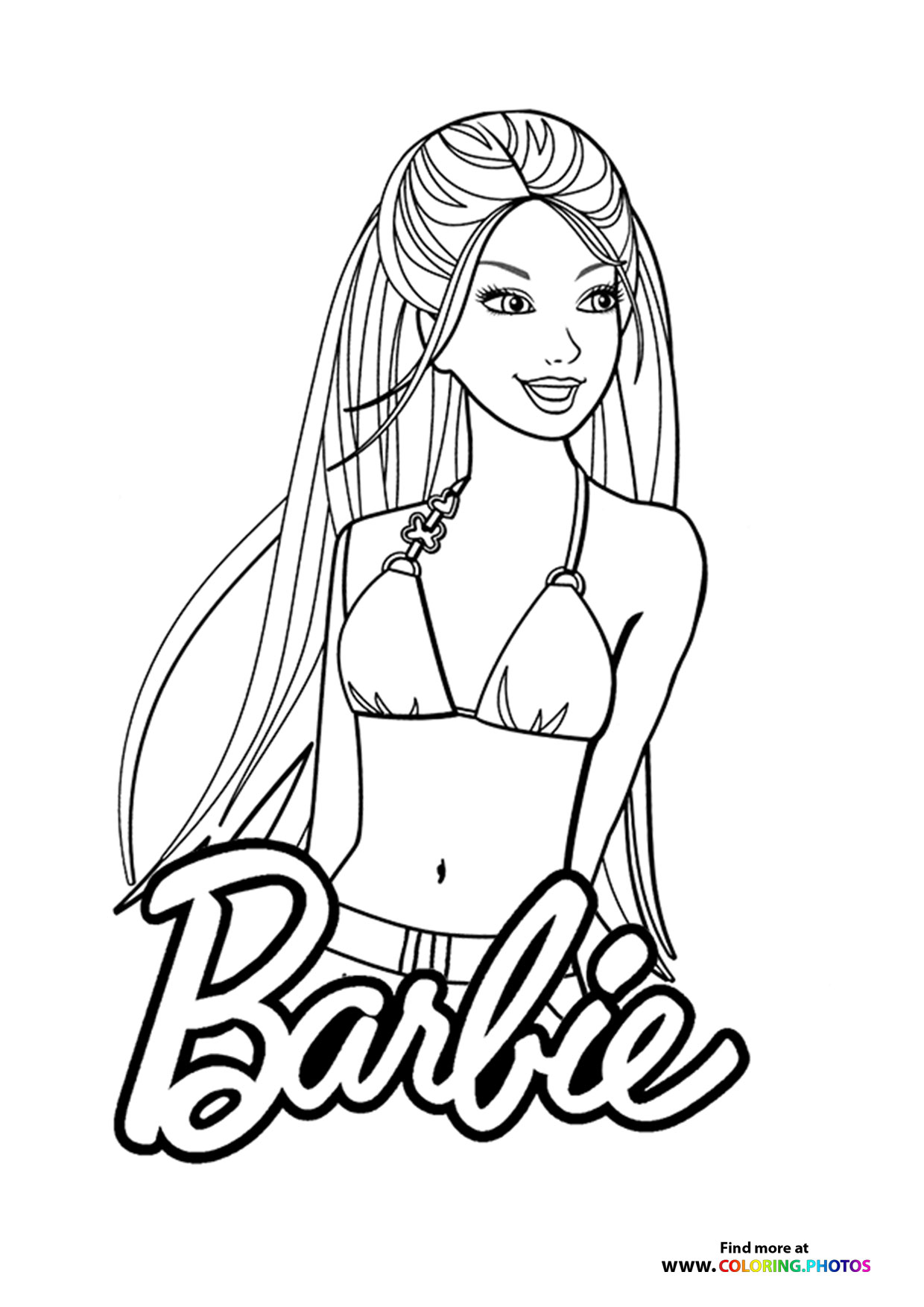 Barbie Beach Portrait