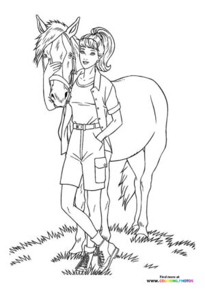 Barbie with Horse