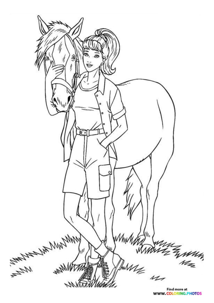 Barbie with Horse