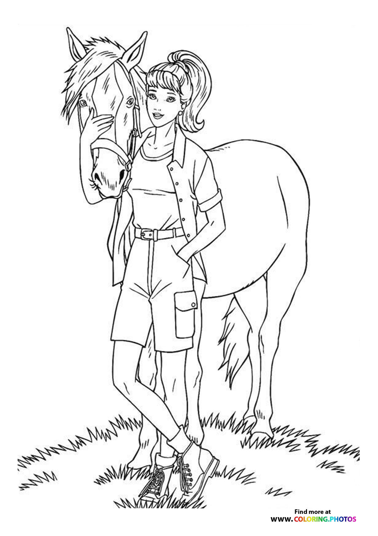 Barbie with Horse
