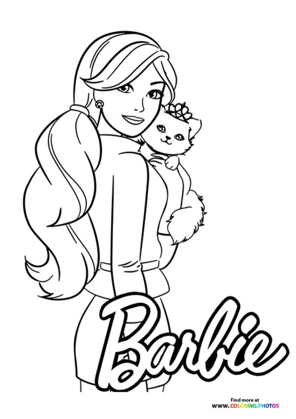 Barbie with Kitten