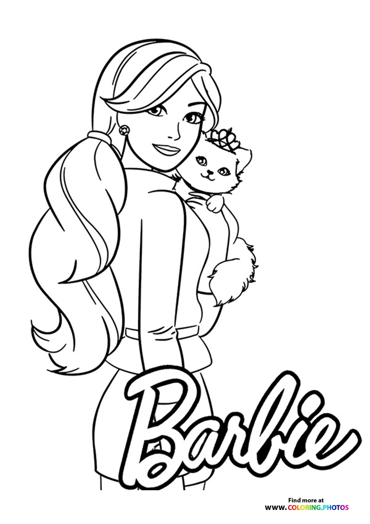 Barbie with Kitten