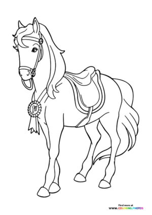 Barbie Horse with Saddle