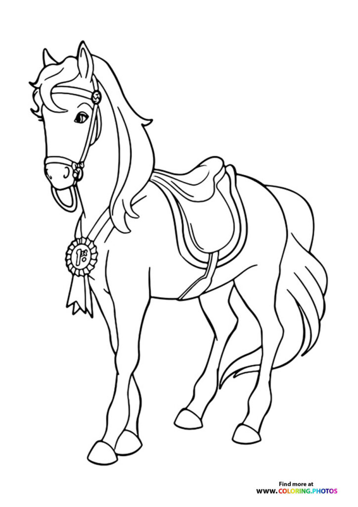 Barbie Horse with Saddle