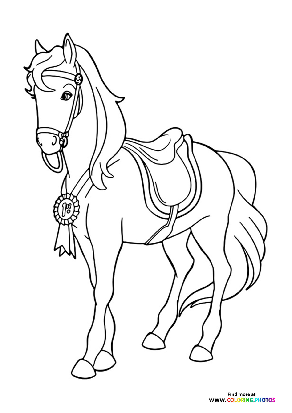 Barbie Horse with Saddle