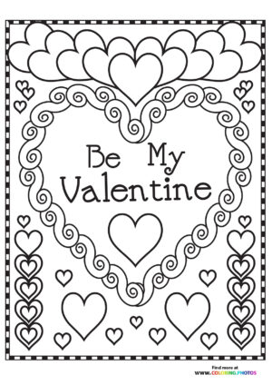 Be My Valentine Card