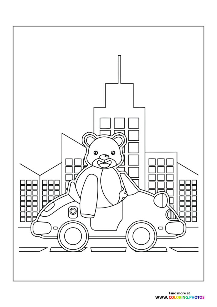 Bear in car