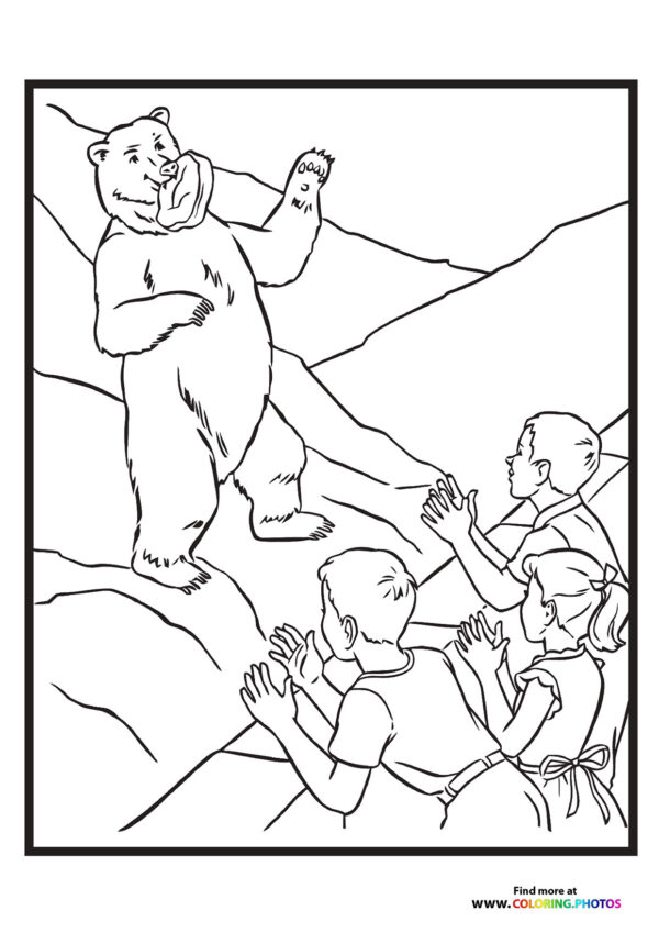 Bear in zoo