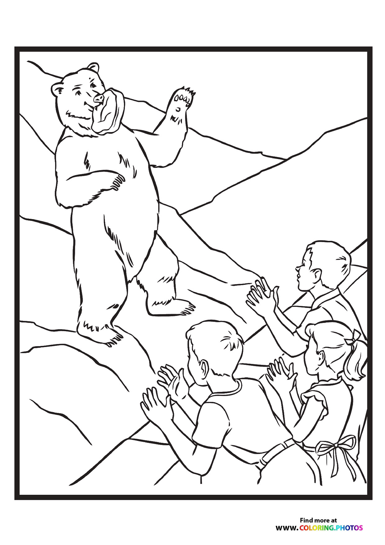 Bear in zoo