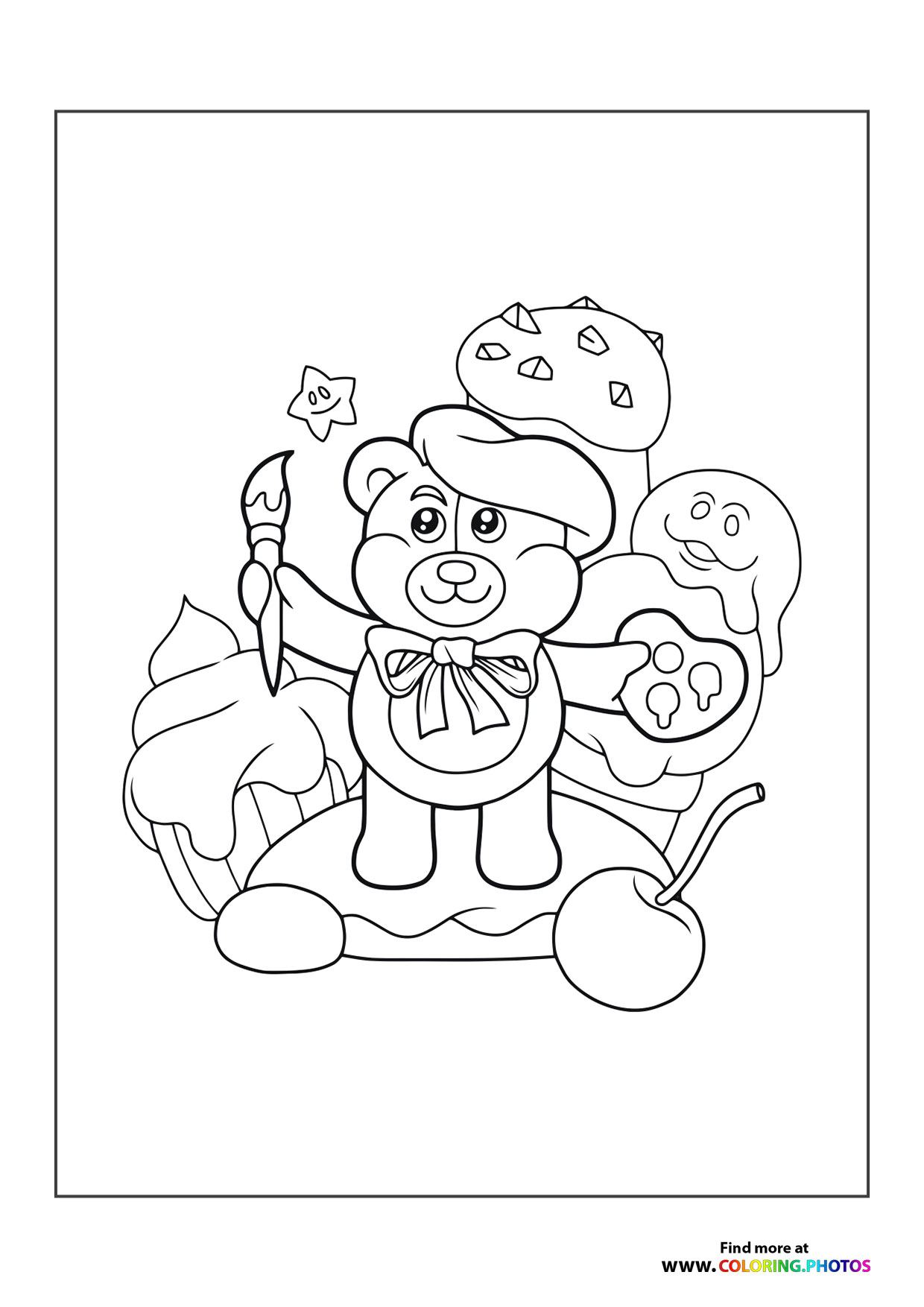 Bear painting