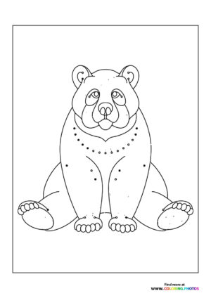 Bear sitting