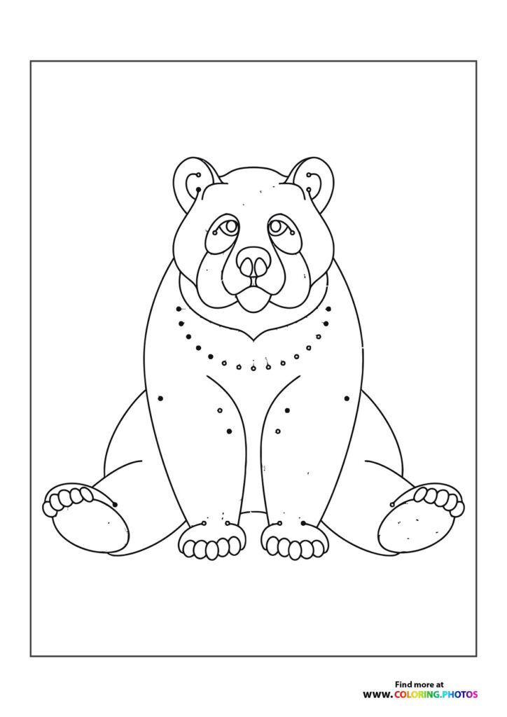 Bear sitting