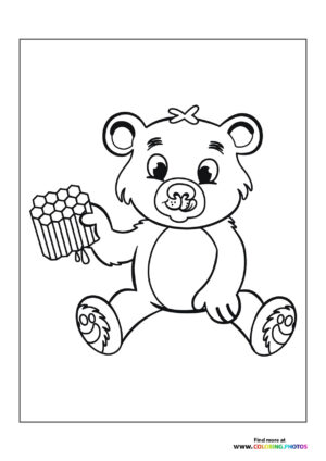 Bear with honey
