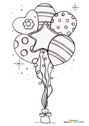Birthday Balloon Bunch