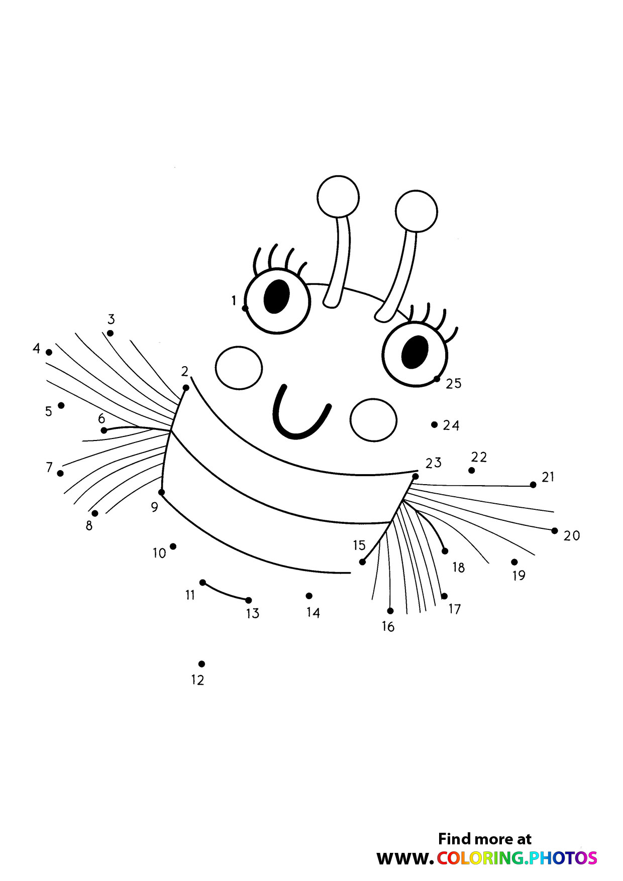 Bee dot the dots worksheet