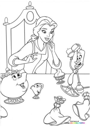 Belle with the Enchanted Objects
