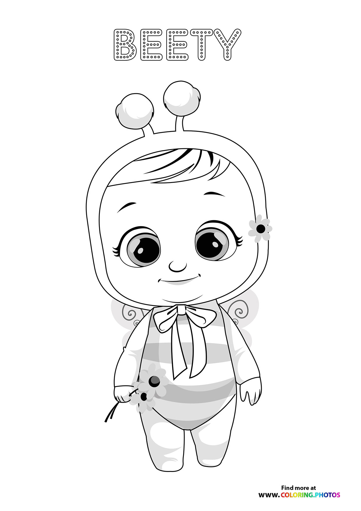 Beety - Cry Babies coloring page