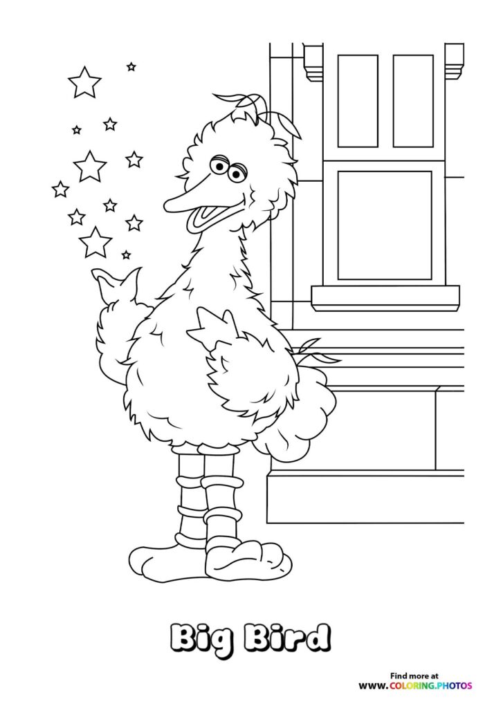 Big Bird from Sesame street