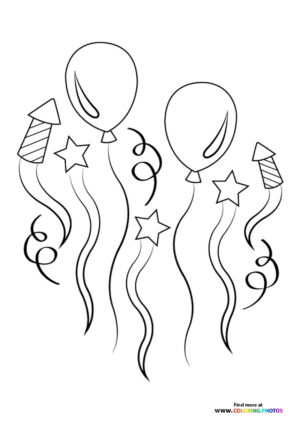 Birthday Balloons & Party Streamers