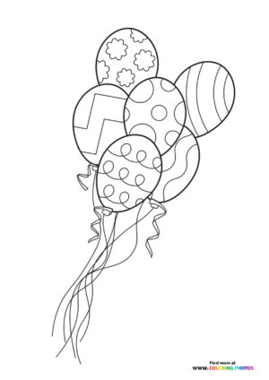 Birthday Balloons Bunch