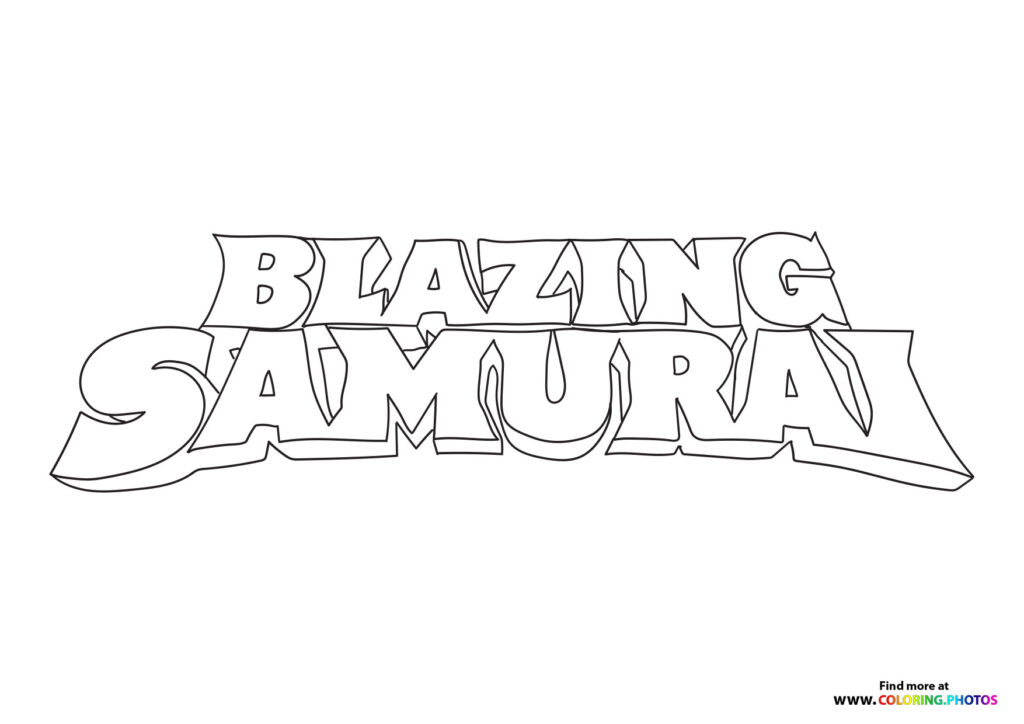 Blazing Samurai Title Logo