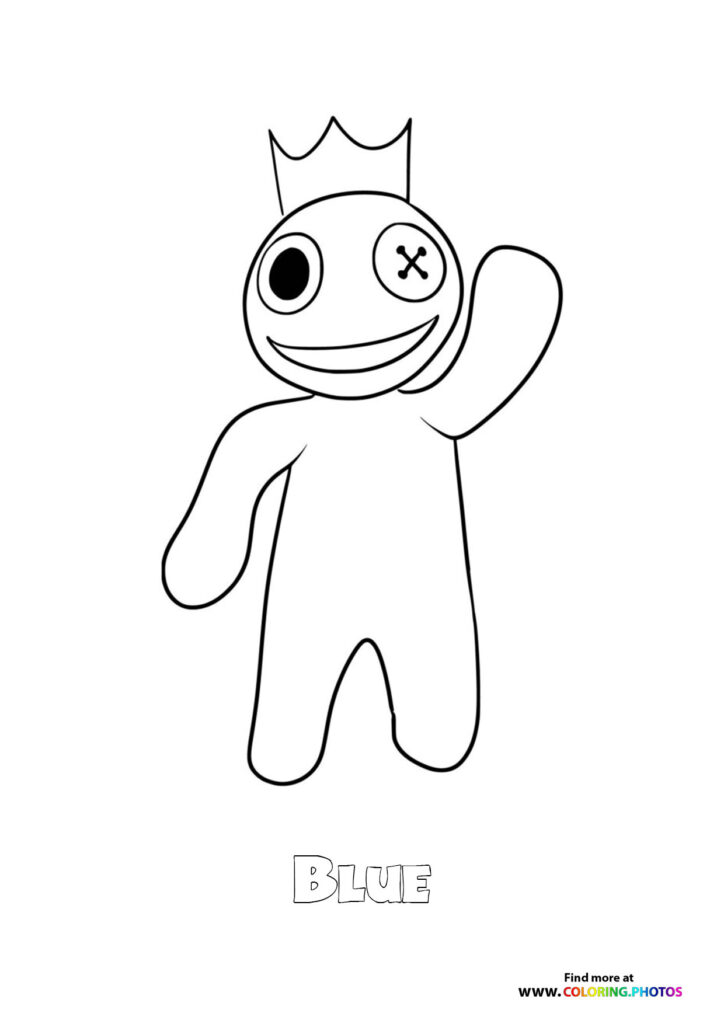 Blue from Rainbow Friends