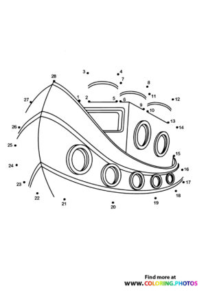 Boat dot the dots