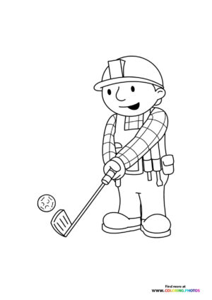 Bob the builder golfing