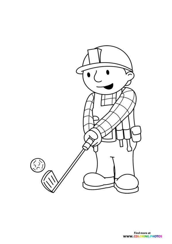Bob the builder golfing