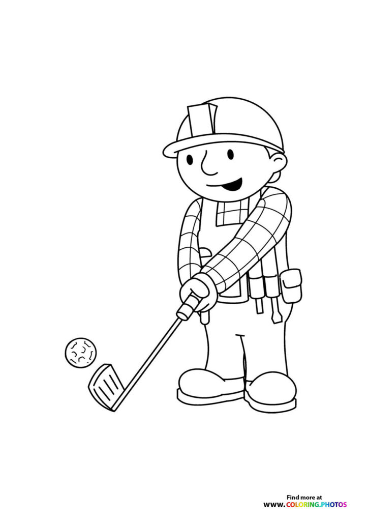 Bob the builder golfing