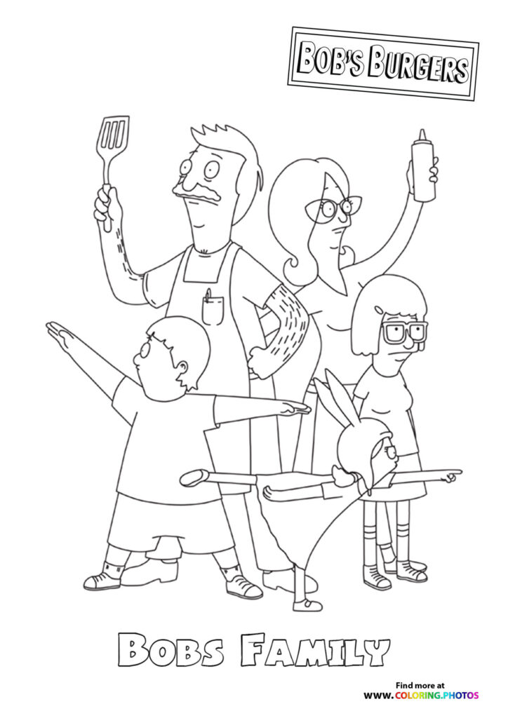 Bob's Family coloring page