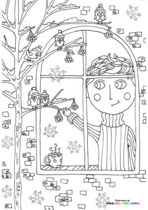Boy in winter