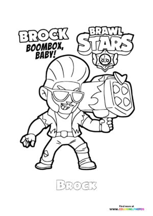 Brock with Boombox