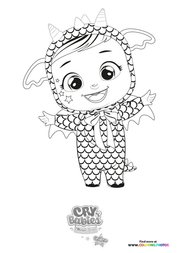 Bruny - Cry Babies - Gold Edition coloring page