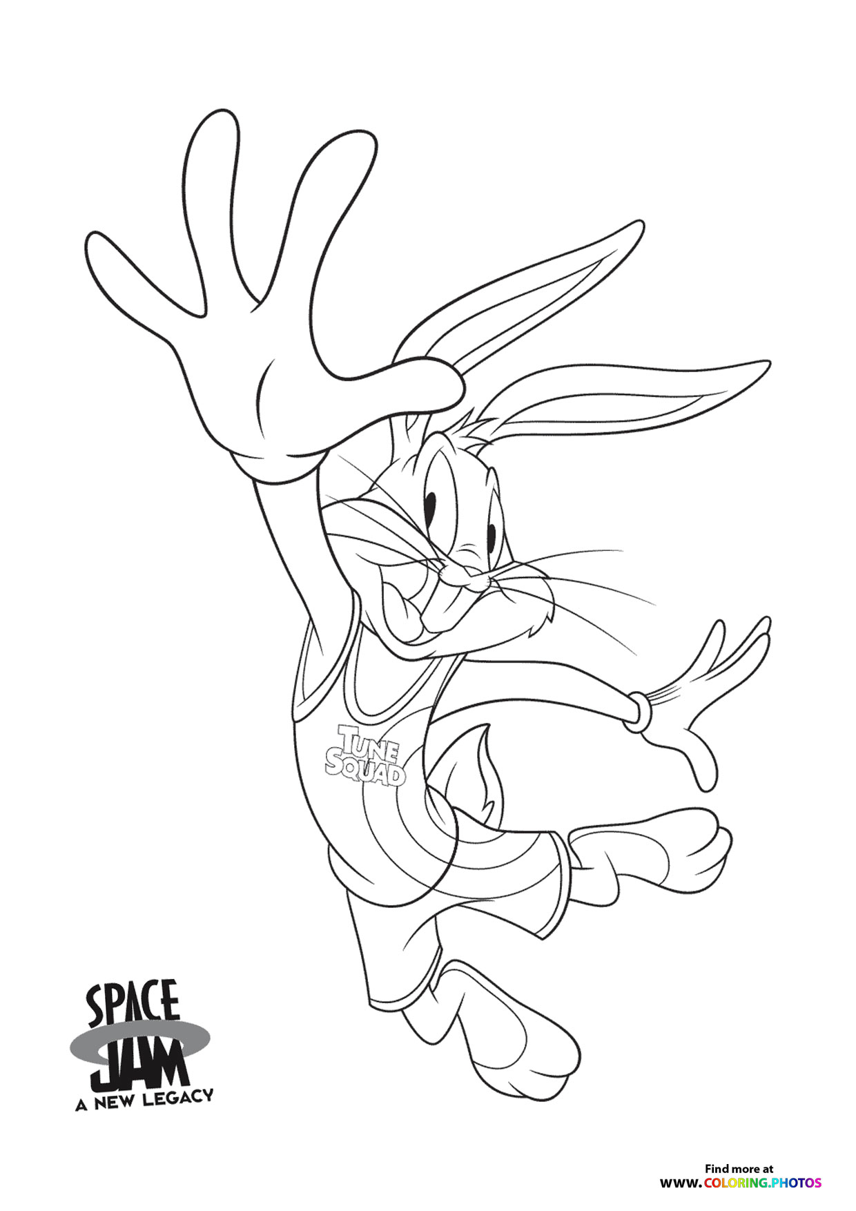 Bugs Bunny coloring page
