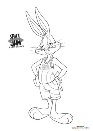 Bugs Bunny in Tune Squad Jersey