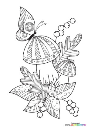 Butterfly on a shroom