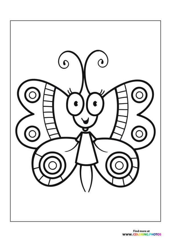 Butterfly with big eyes