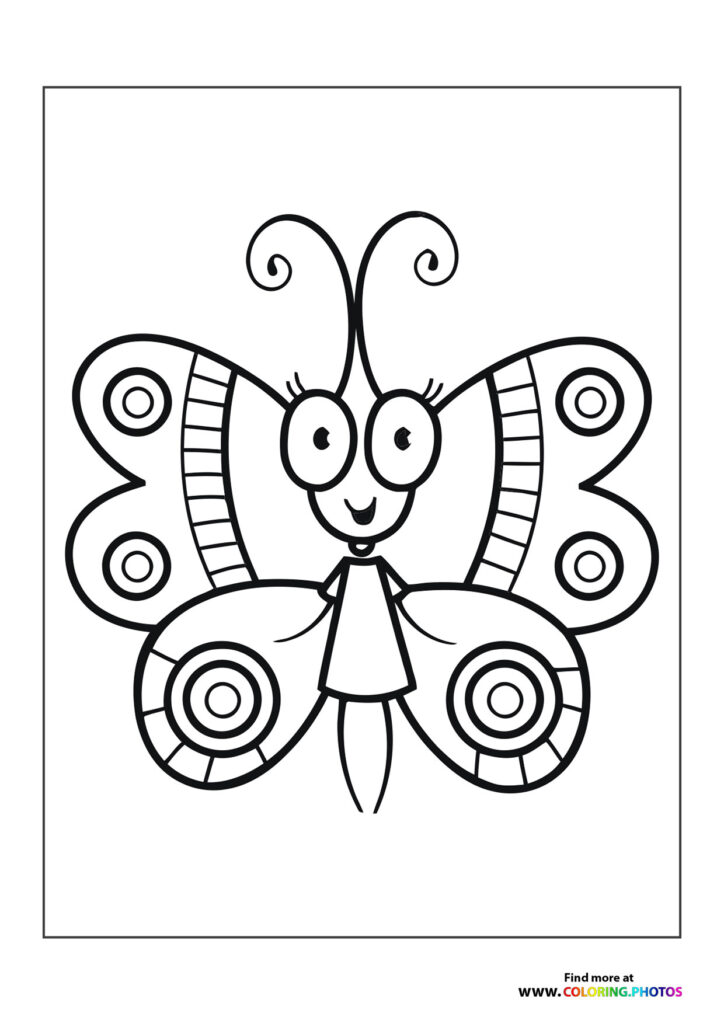 Butterfly with big eyes