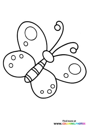 Butterfly with dots