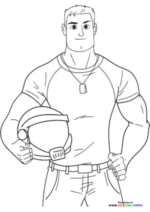 Buzz Lightyear Holding His Helmet