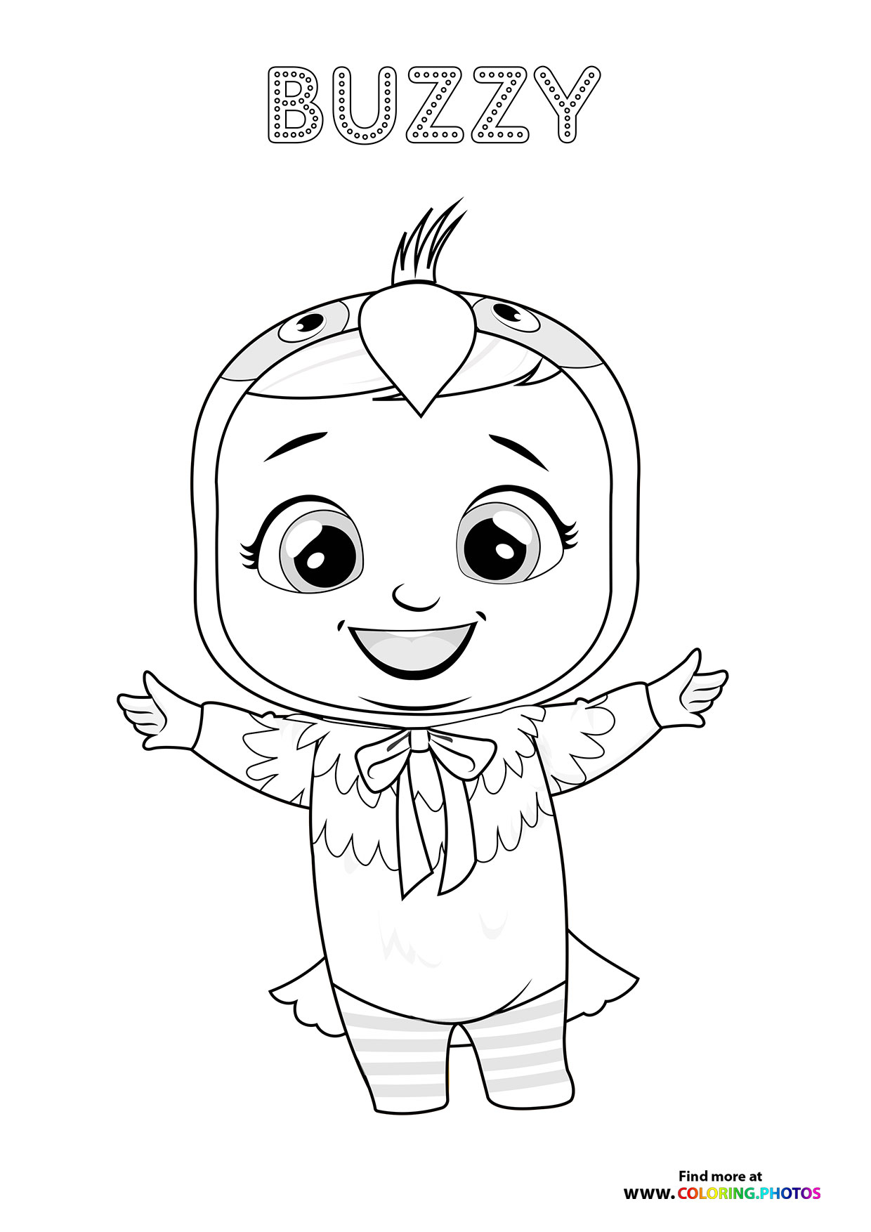 Buzzy - Cry Babies coloring page