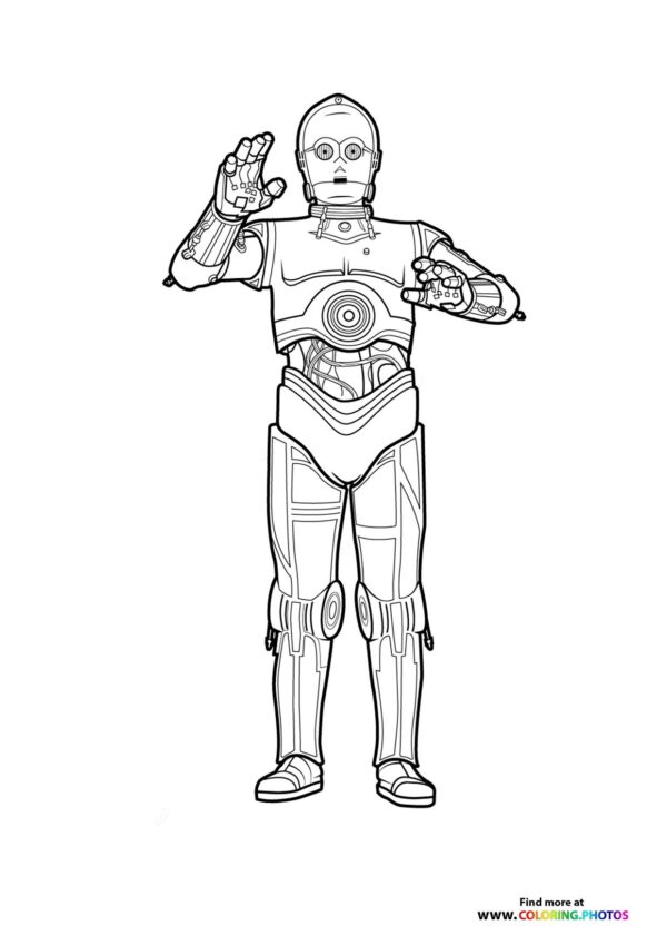 C 3PO from Star Wars