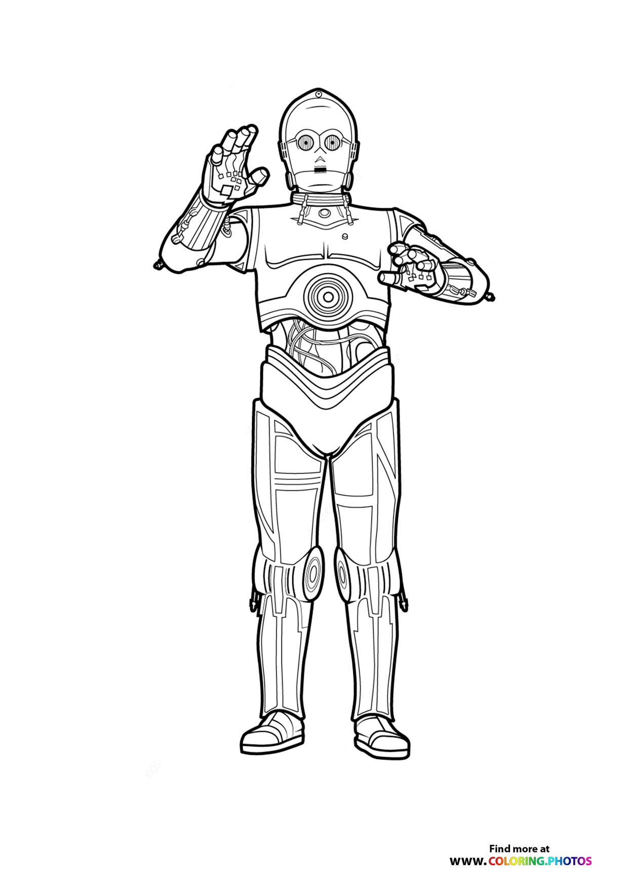 C 3PO from Star Wars