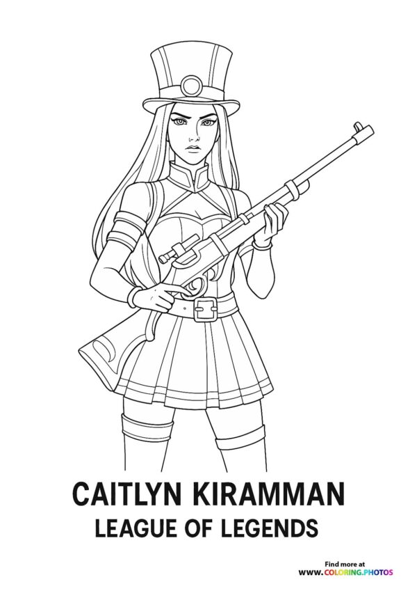 Caitlyn Kiramman with Rifle