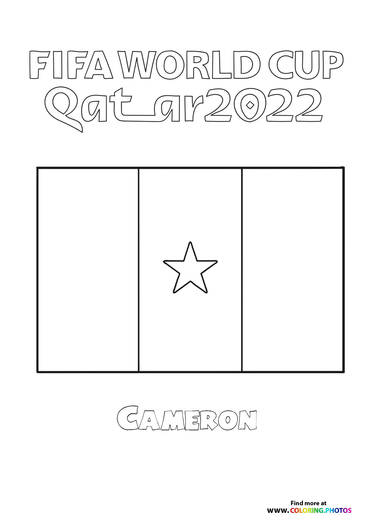 Cameron World Cup flag